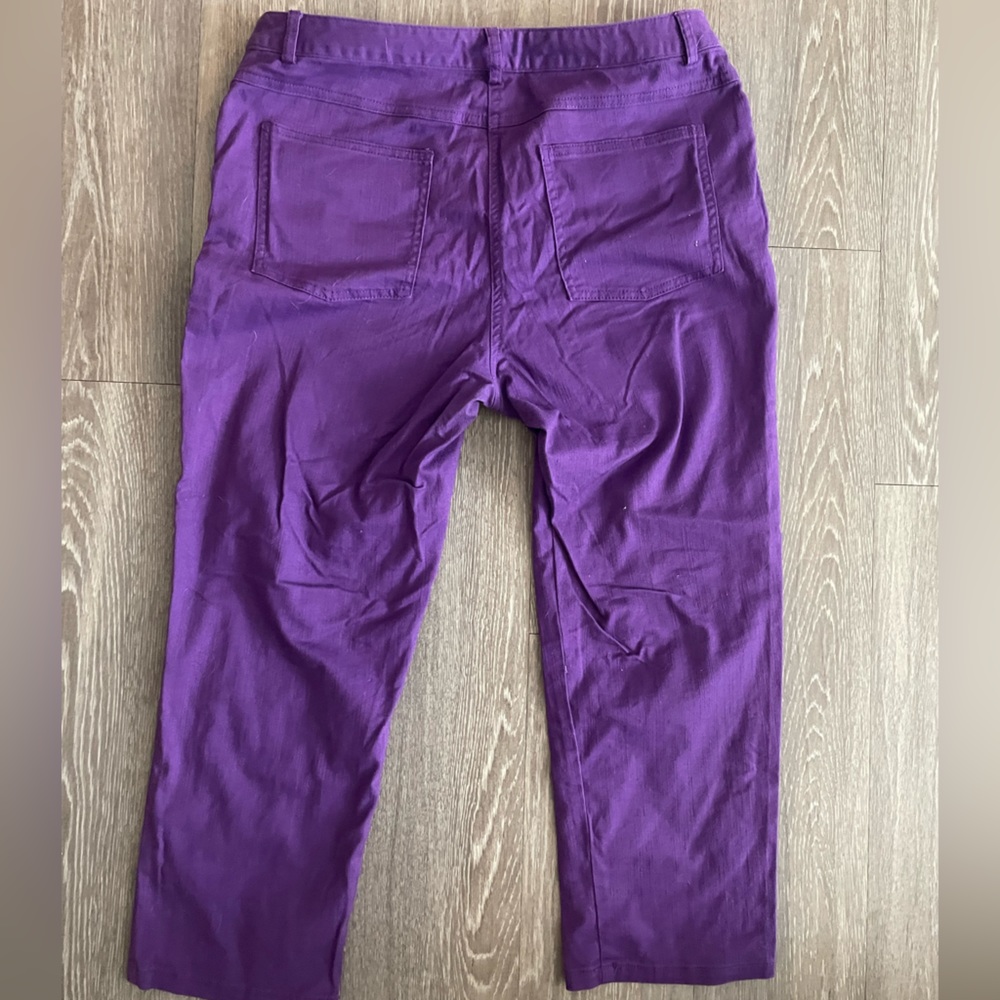 Ruby Rd. - Purple Pants Size 8 - Picture 3 of 4